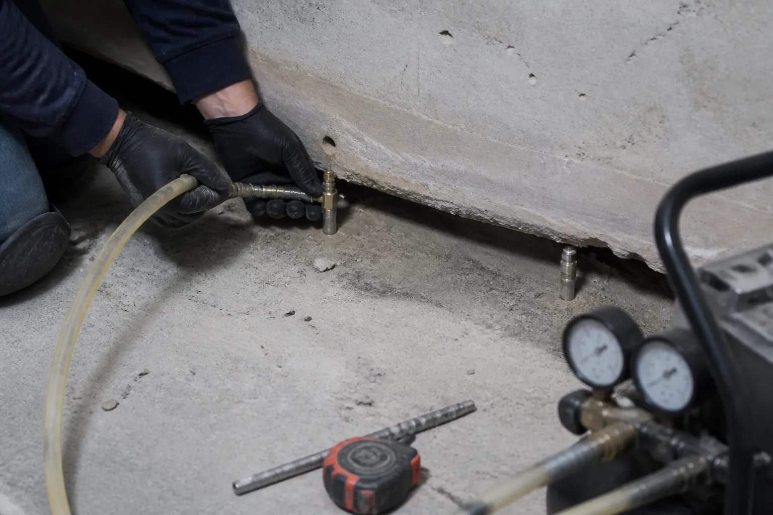 Polyjacking & Polyurethane Concrete Lifting